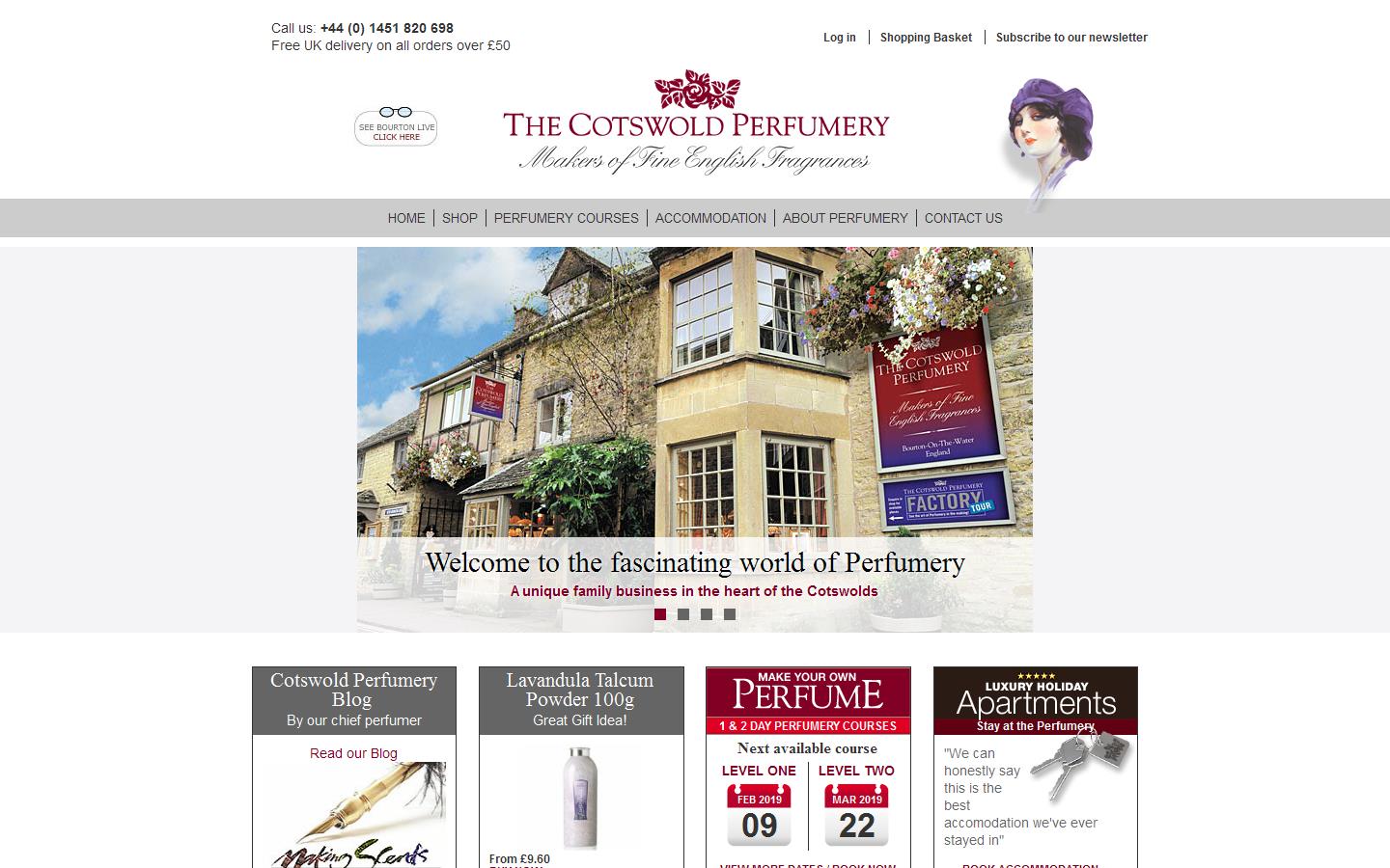 Cotswold Perfumery Website