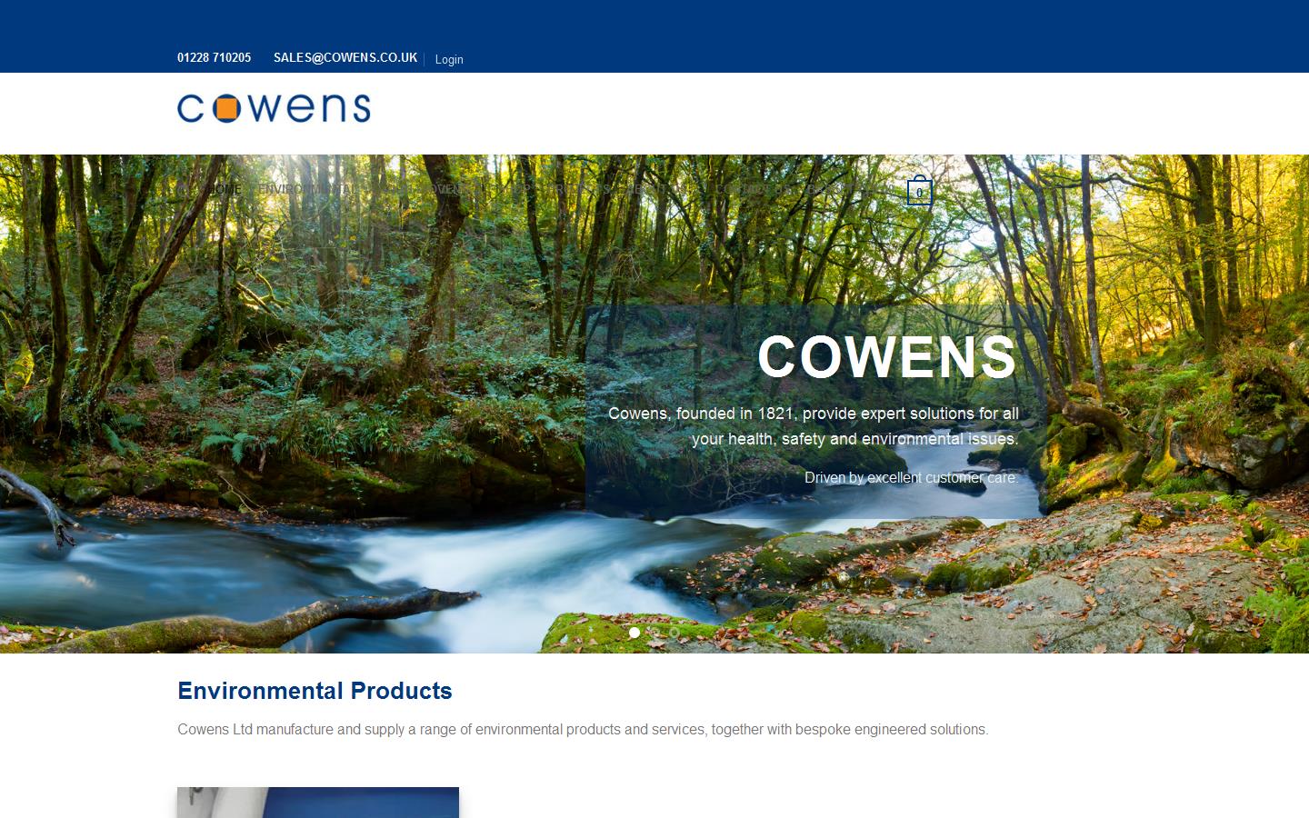 Cowens Ltd Website