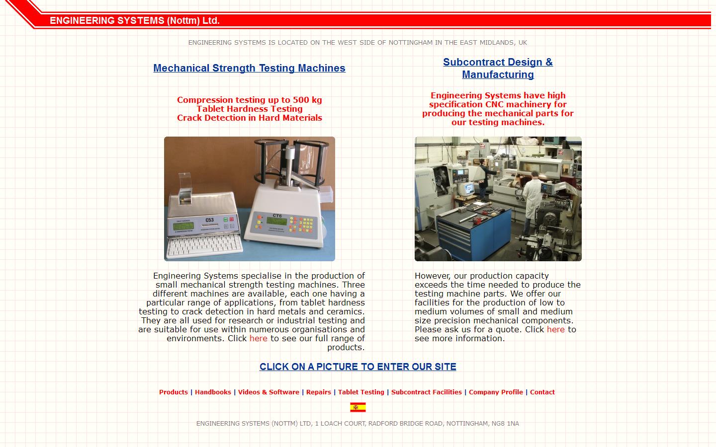 Engineering Systems Ltd Website