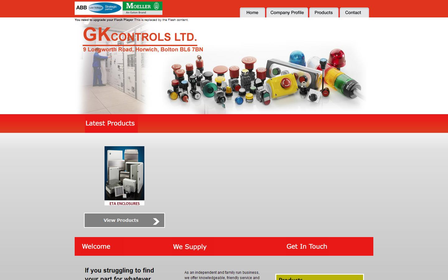 G K Controls Ltd Website