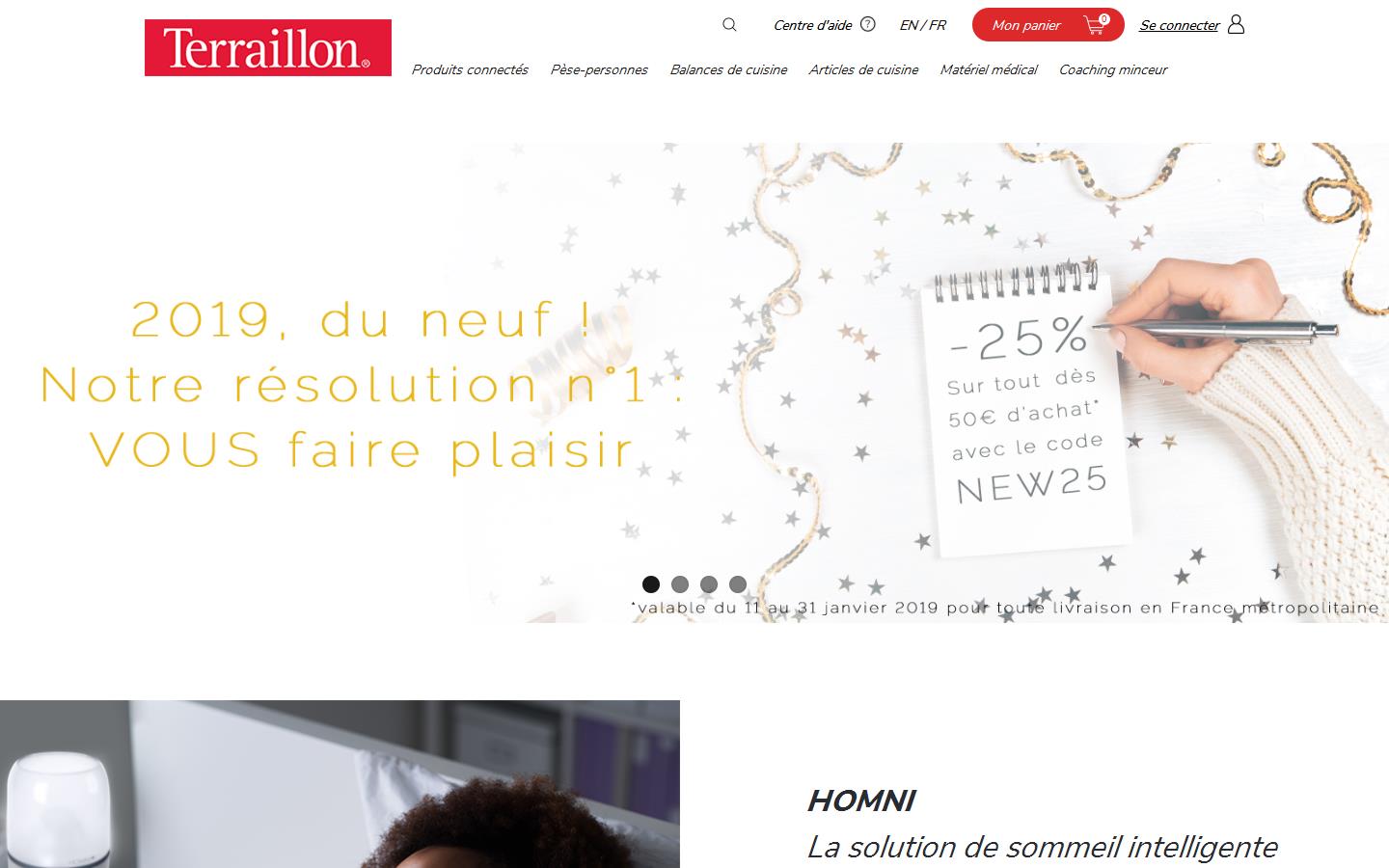 Terraillon Website