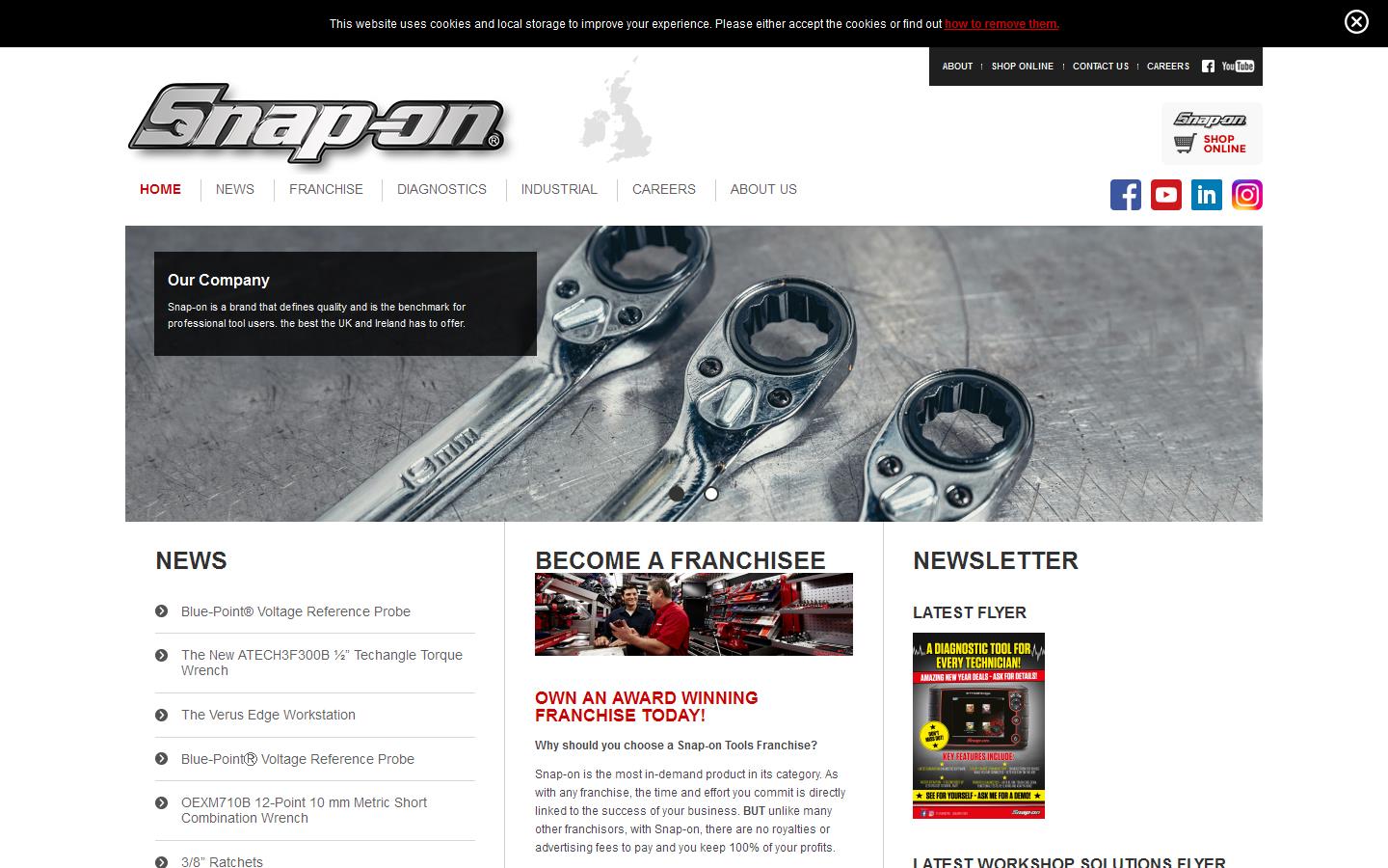 Snap On Website