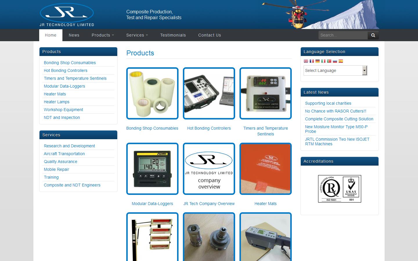 J R Technology Ltd Website