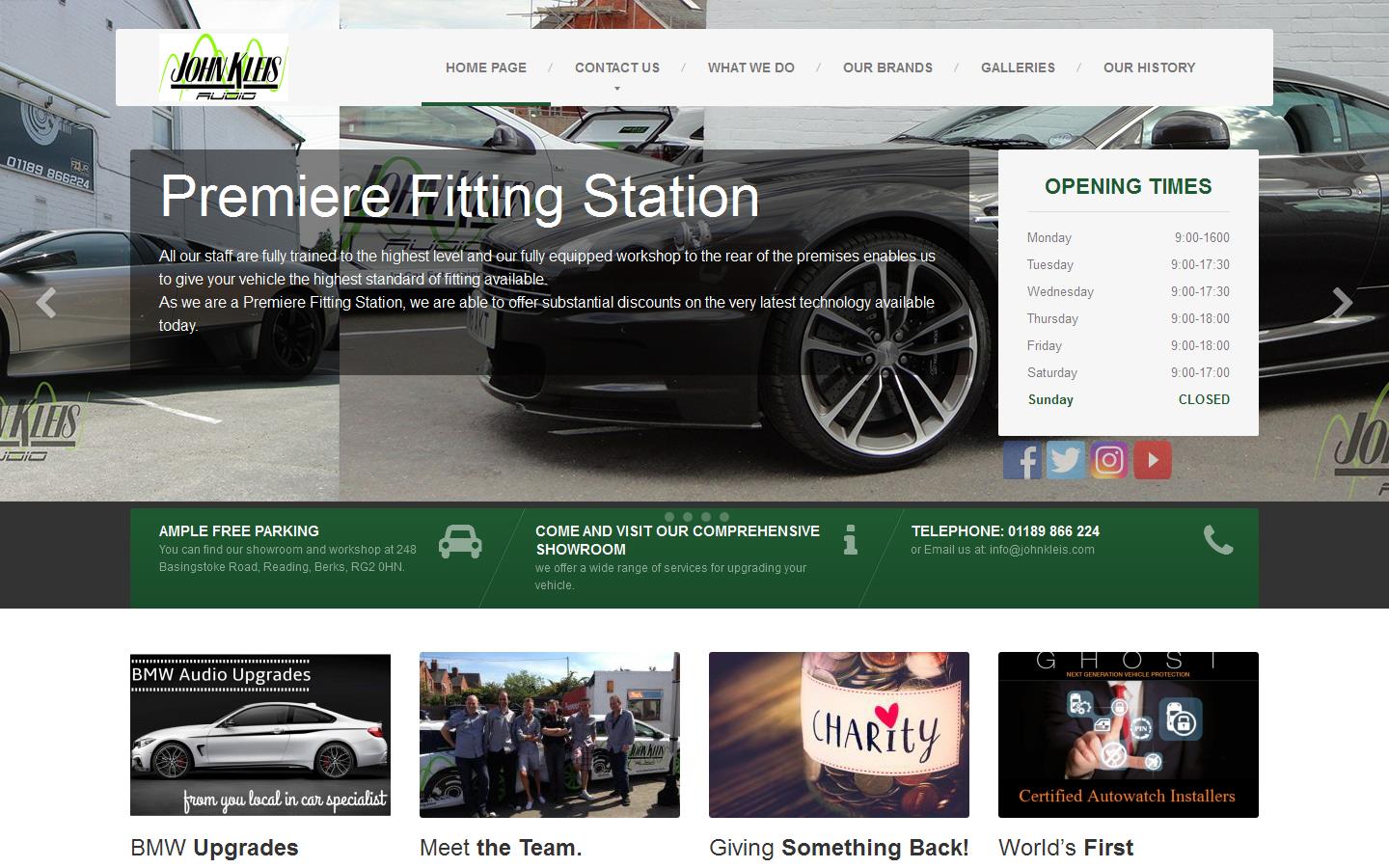 John Kleis Car Audio Website