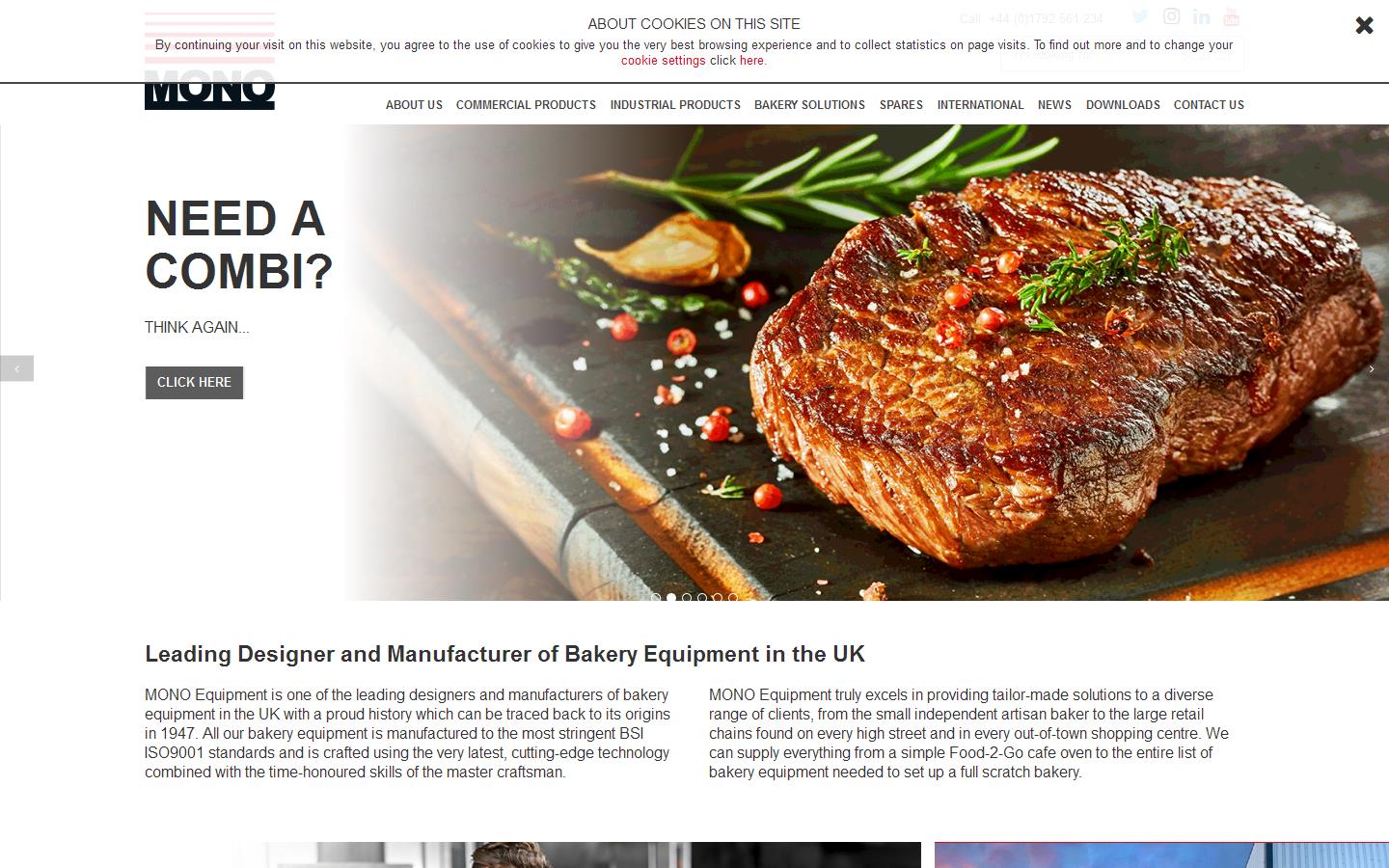 Mono Equipment Website