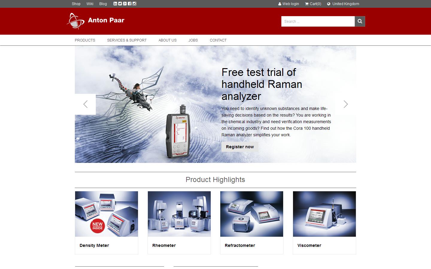 Anton Paar Website