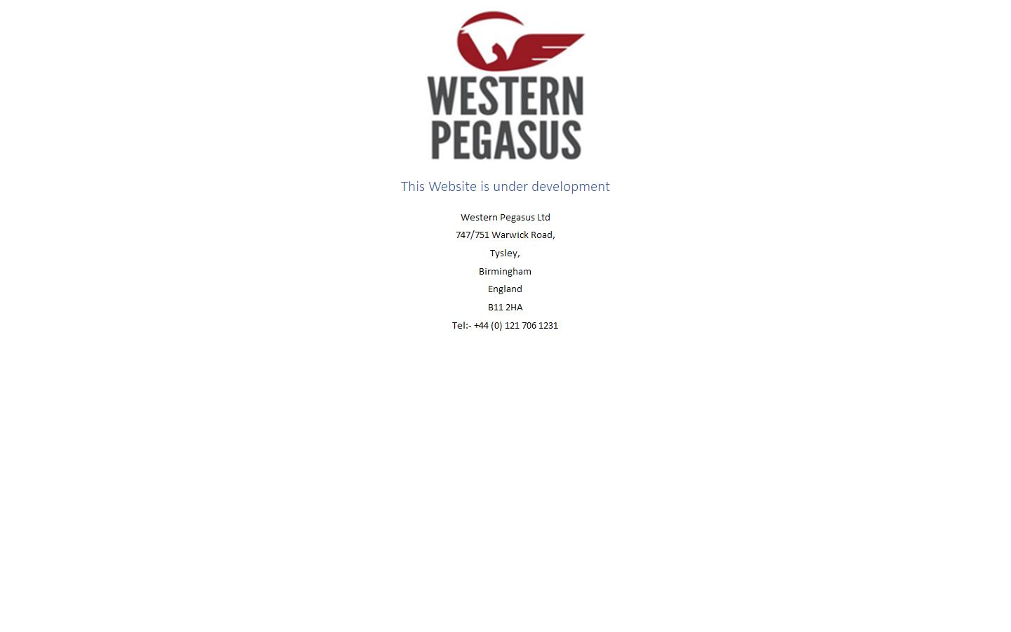 Western Pegasus Website