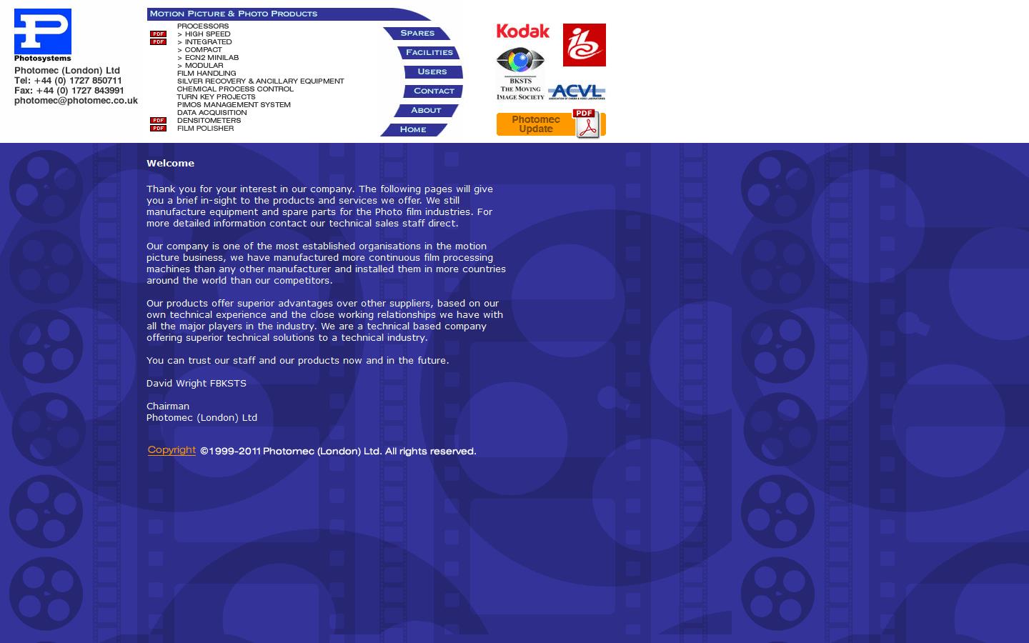 Photomec London Ltd Website