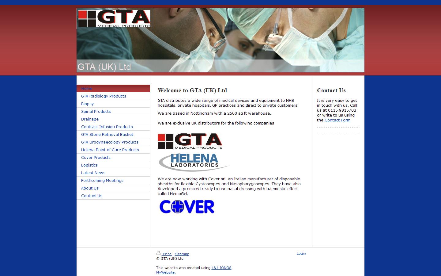 G T A UK Ltd Website