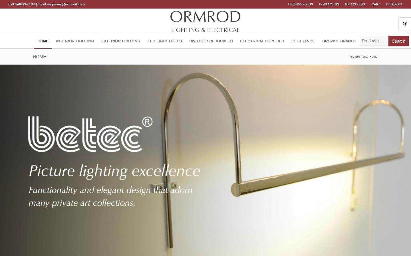 Ormrod Electric Ltd Website