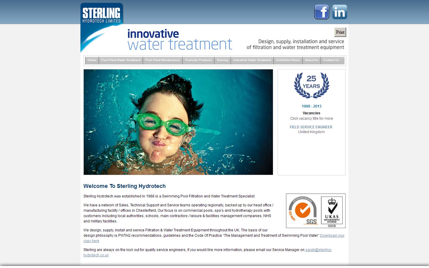 Sterling Hydrotech Ltd Website