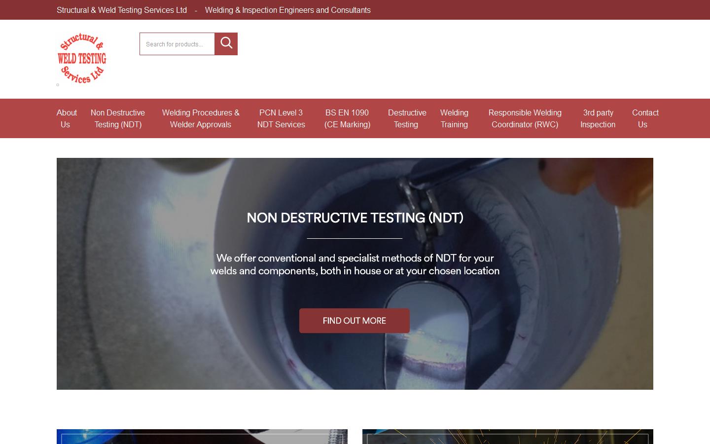 Structural & Weld Testing Services Ltd Website
