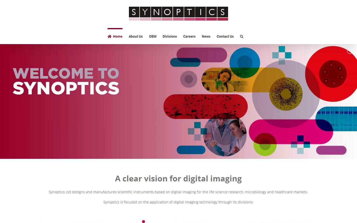 Synoptics Ltd Website