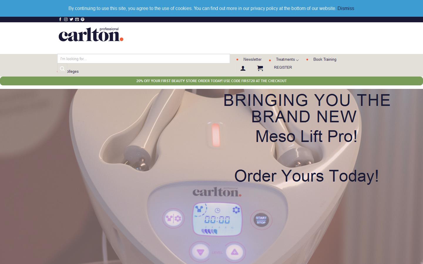 Carlton Beauty & Spa Ltd Website