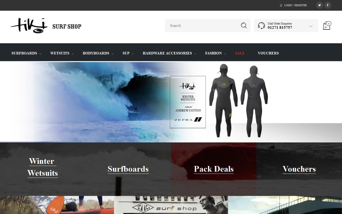 Tiki International Ltd Website