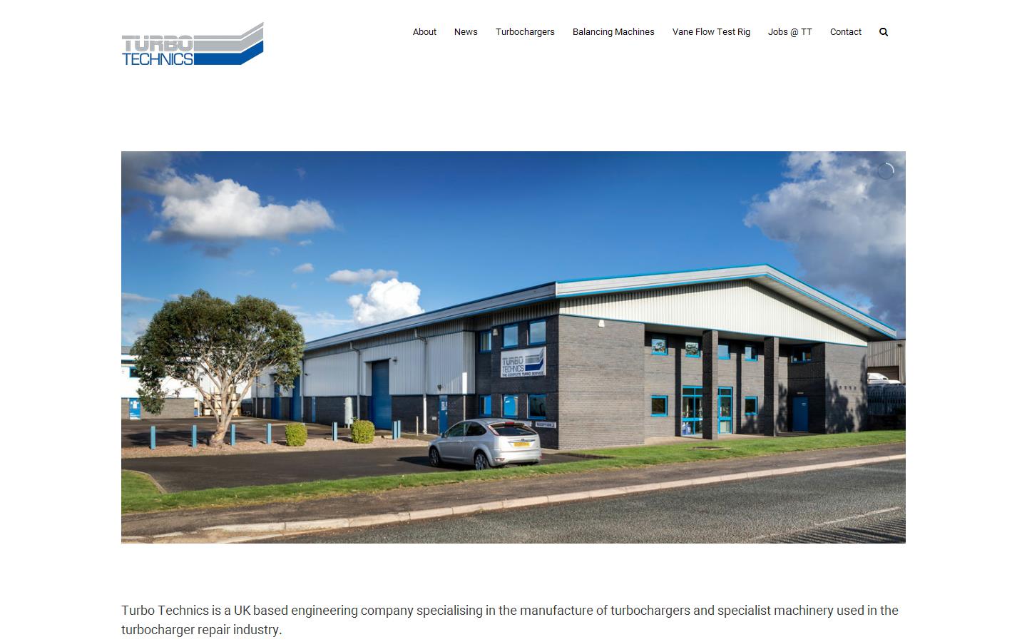 Turbo Technics Ltd Website