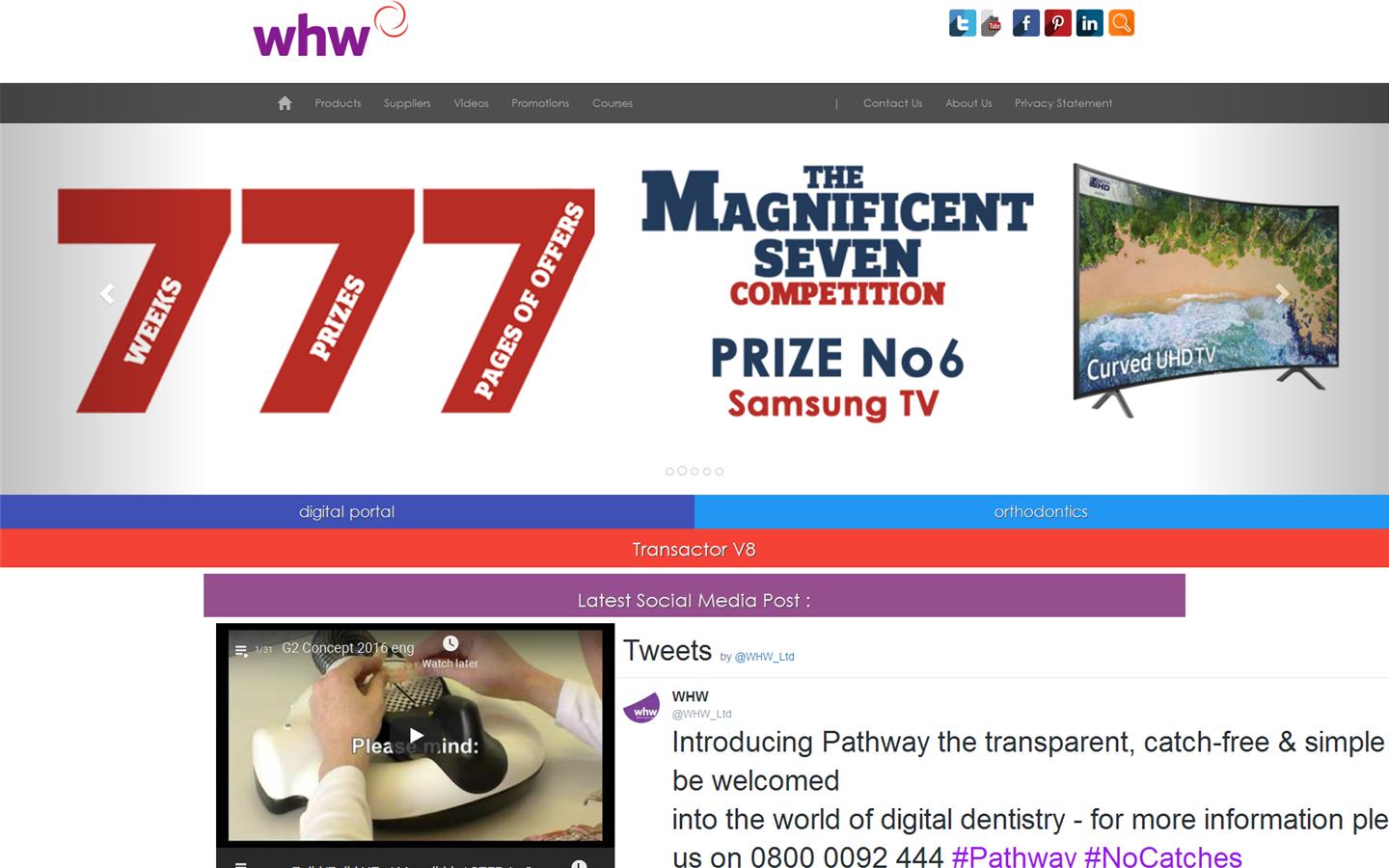 W H W Plastics Ltd Website