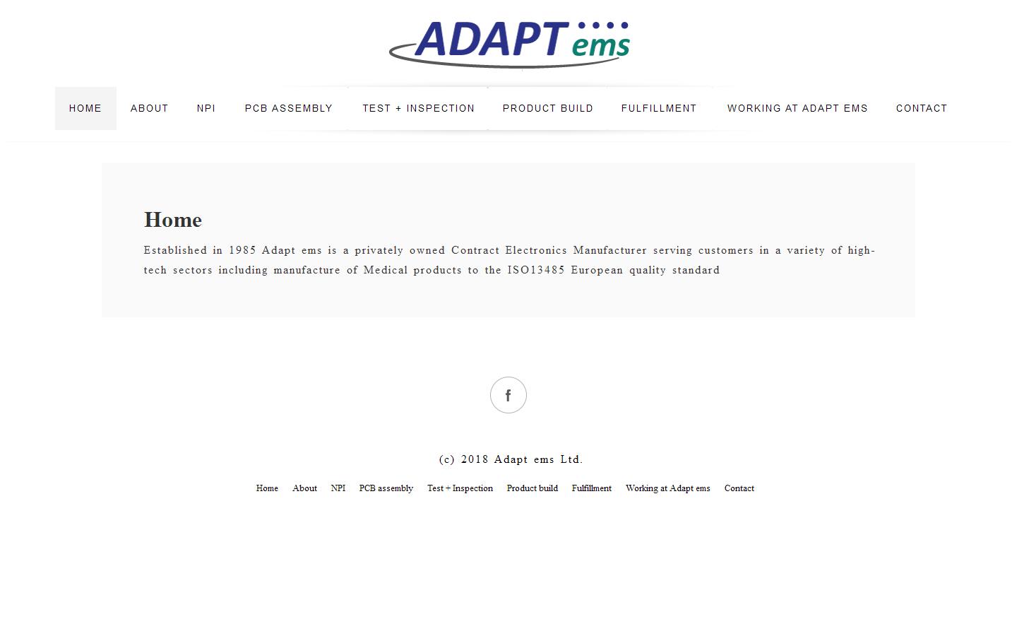 Adapt E M S Website