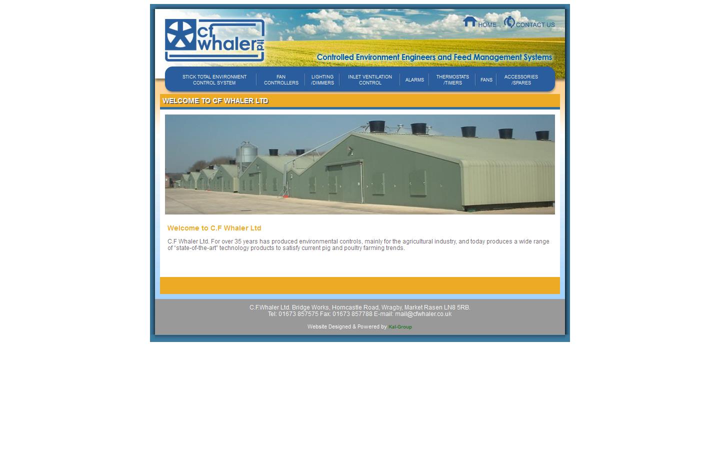 C F Whaler Ltd Website