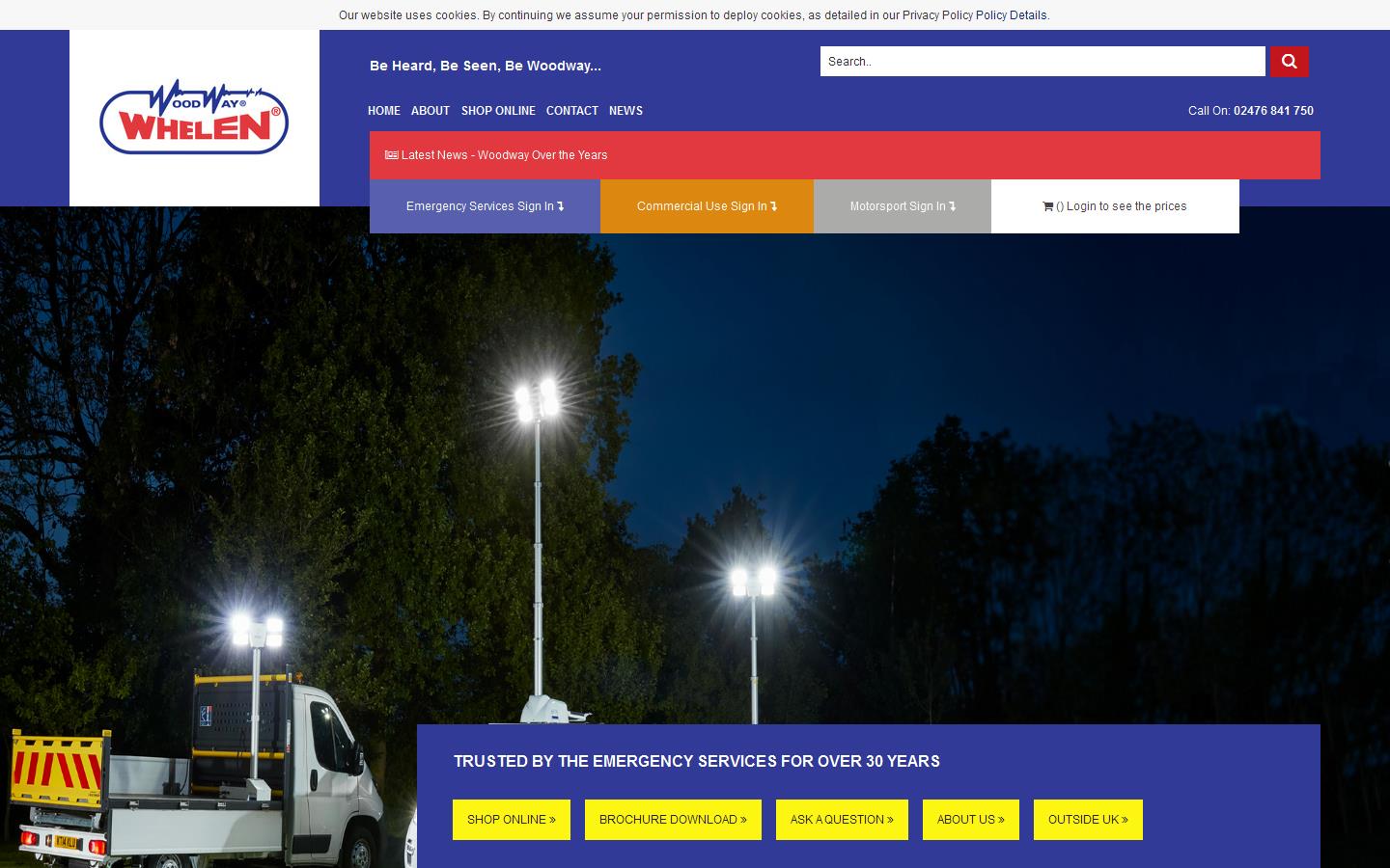 Woodway Engineering Ltd Website