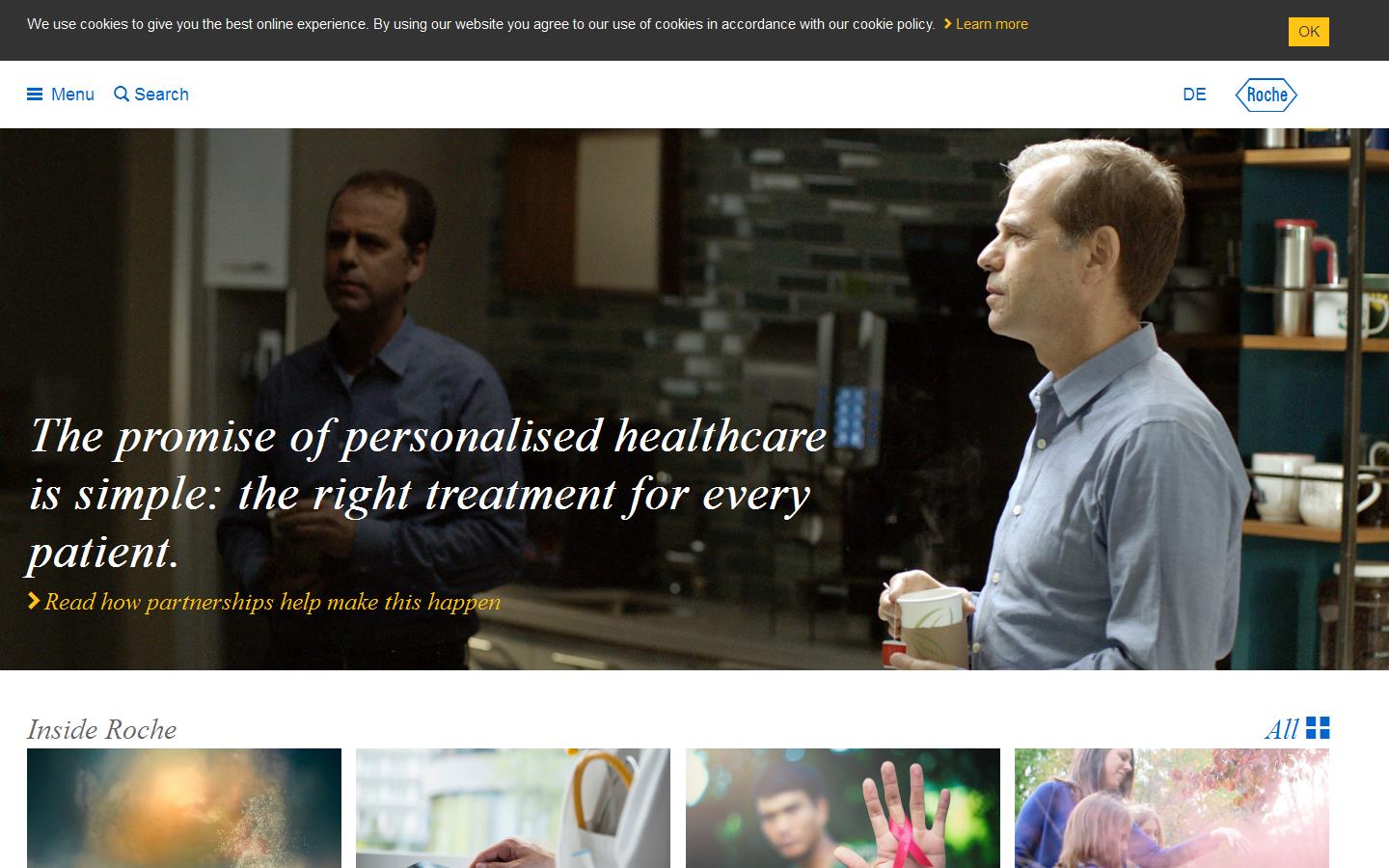 Roche Diagnostics & Diabetes Care Website