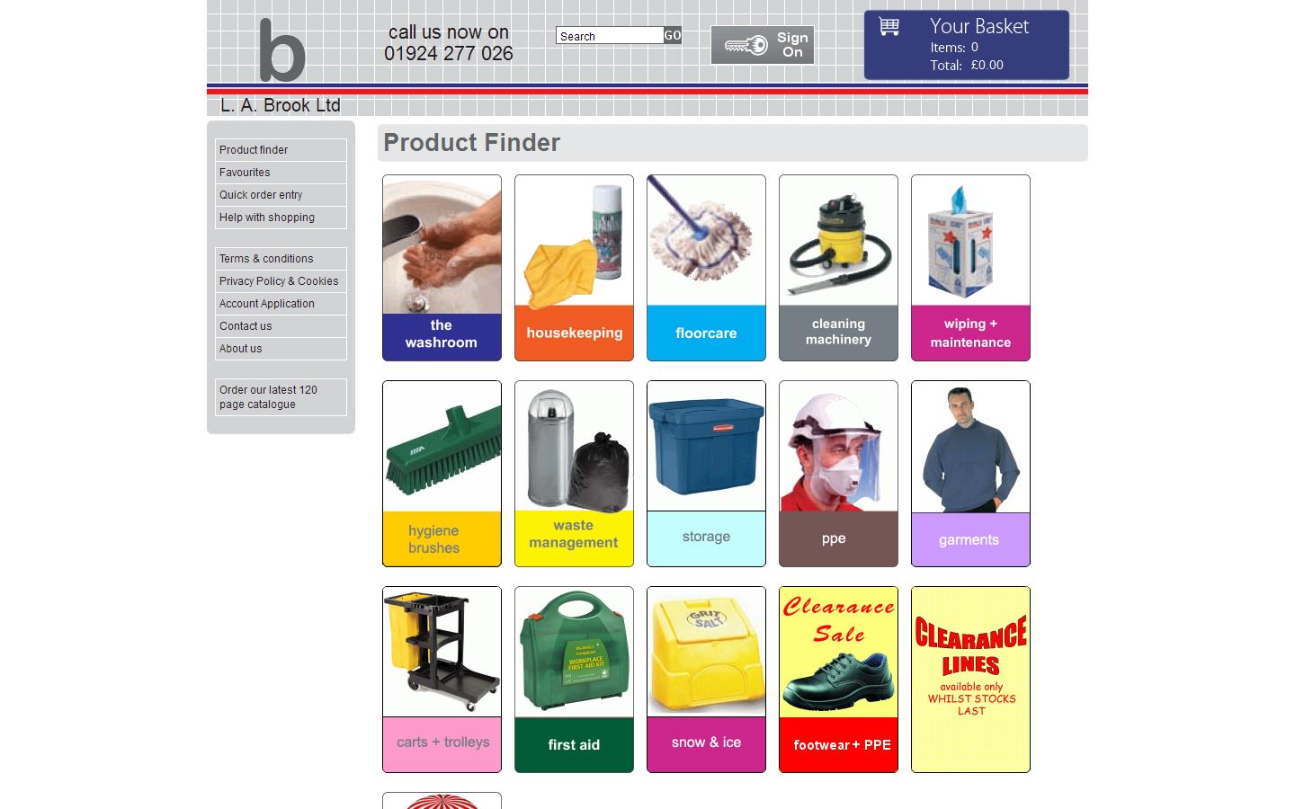 L A Brook Ltd Website