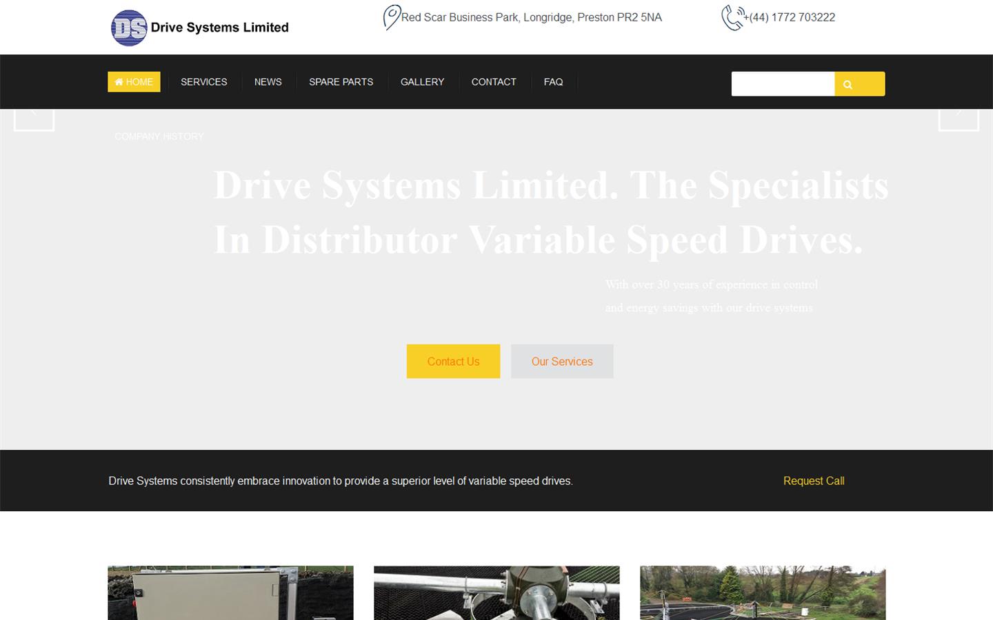Drive Systems Ltd Website