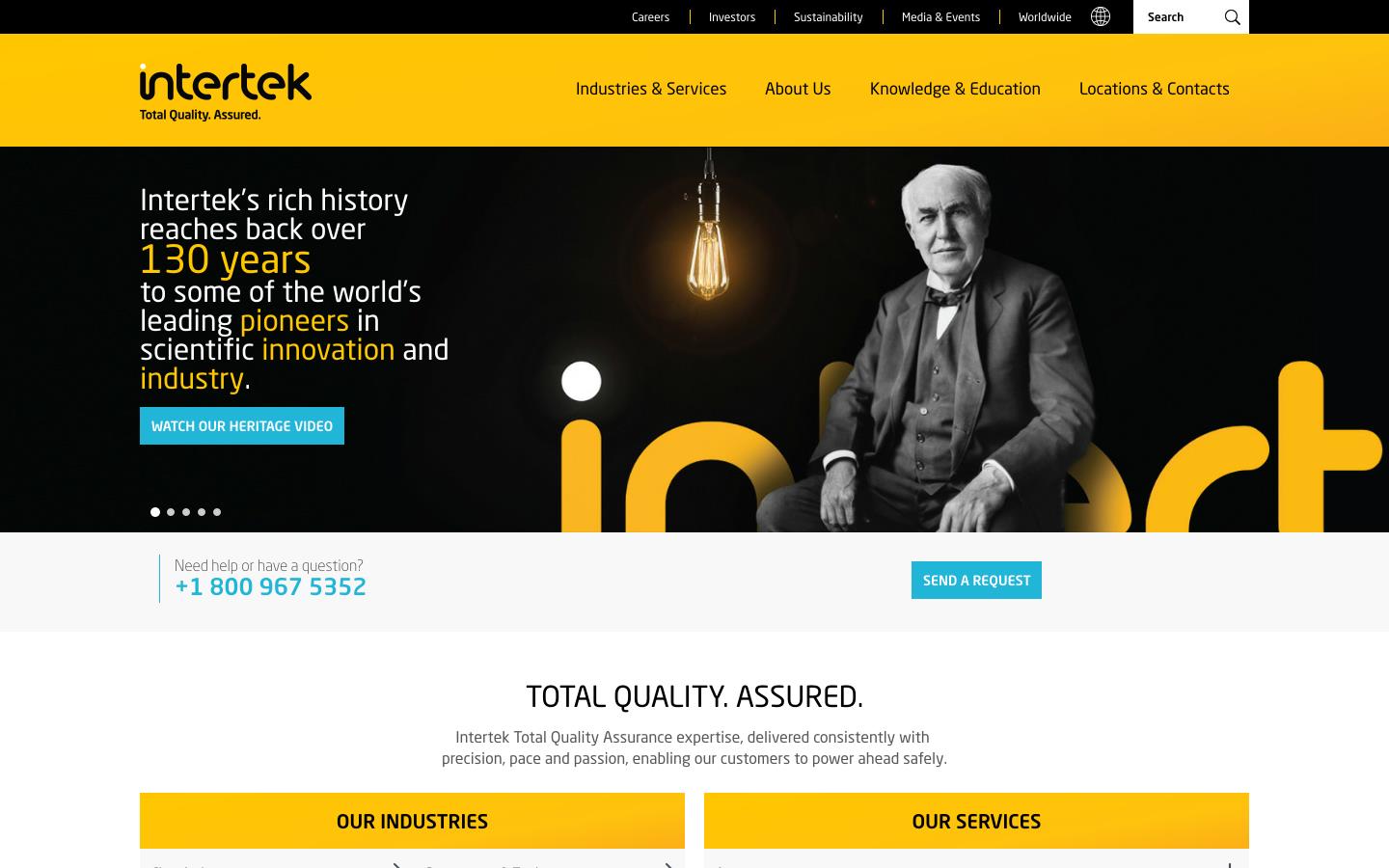 Intertek Group Plc Website