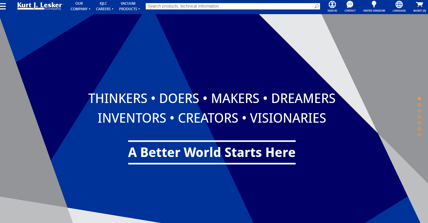 Kurt J Lesker Co Website