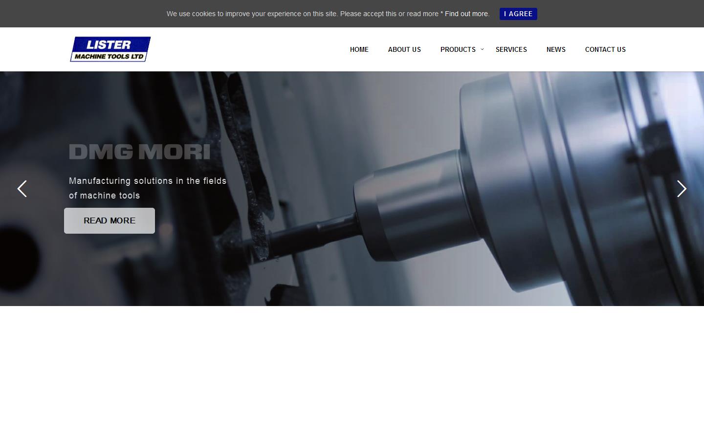 Lister Machine Tools N I Ltd Website