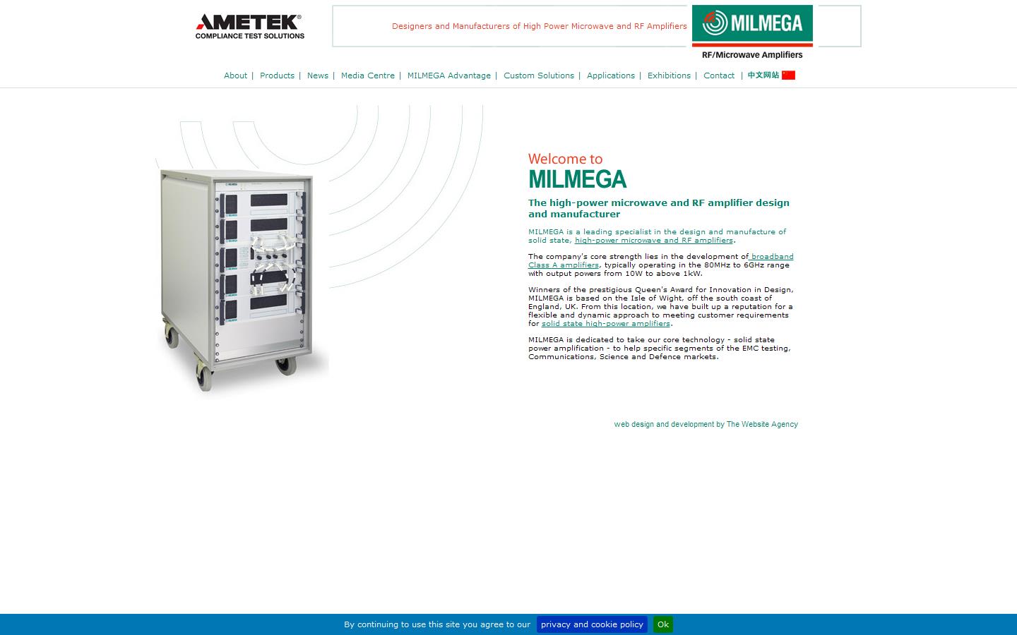 Milmega Website