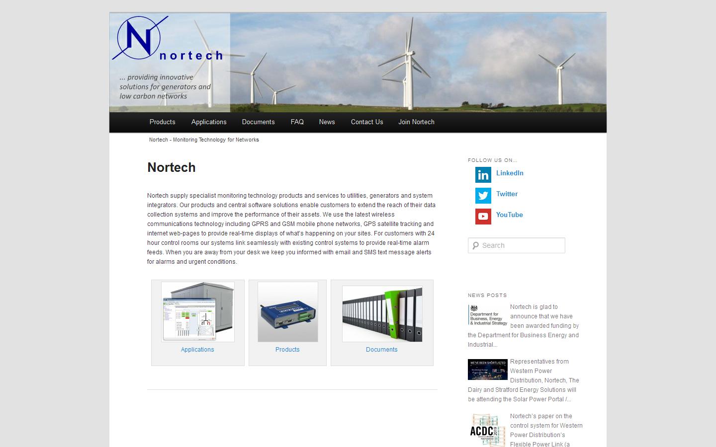 Nortech Management Ltd Website