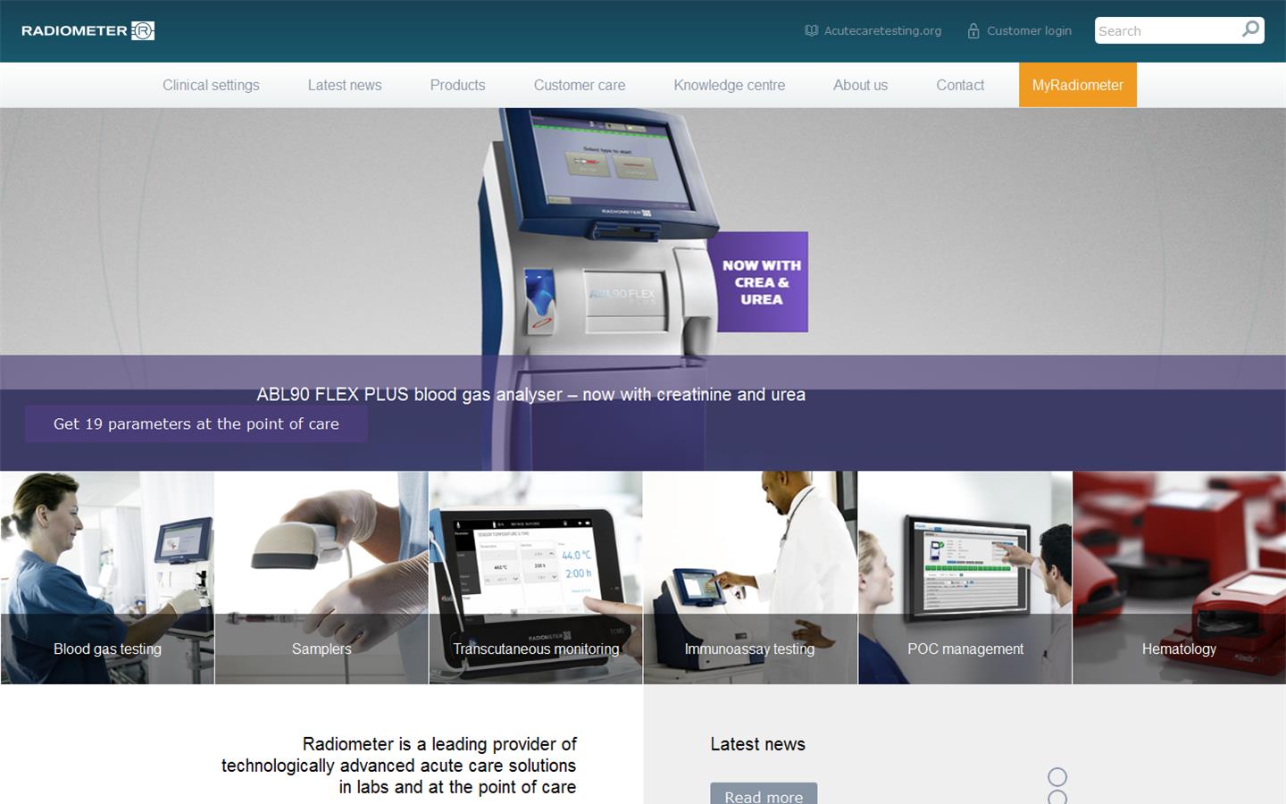 Radiometer Website