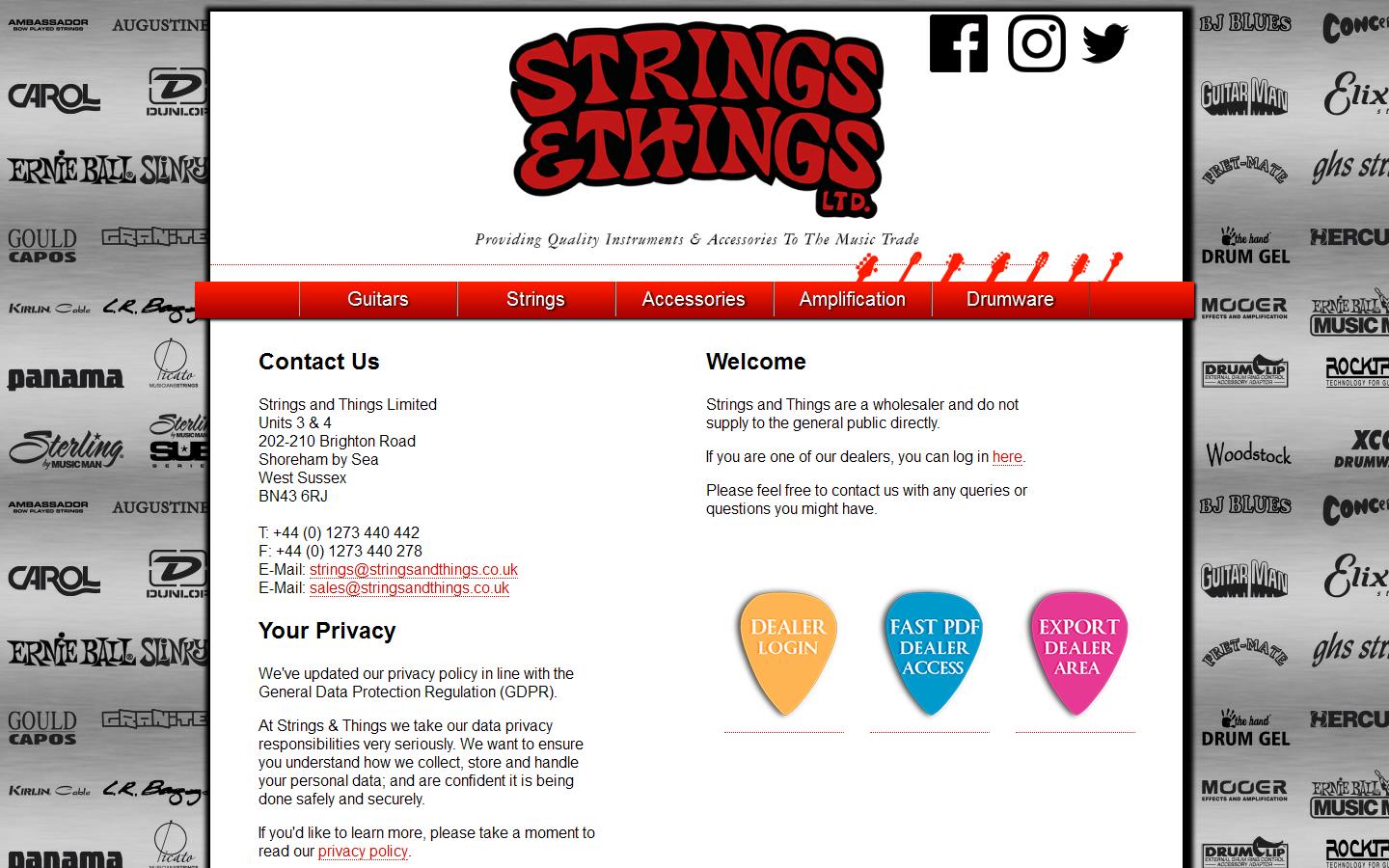 Strings & Things Ltd Website