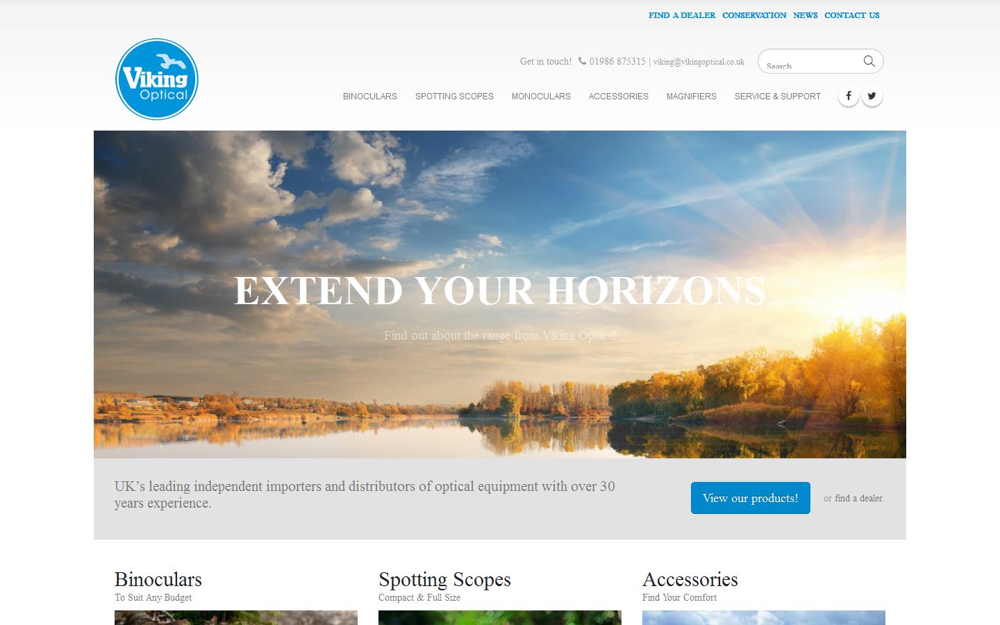 Viking Optical Website