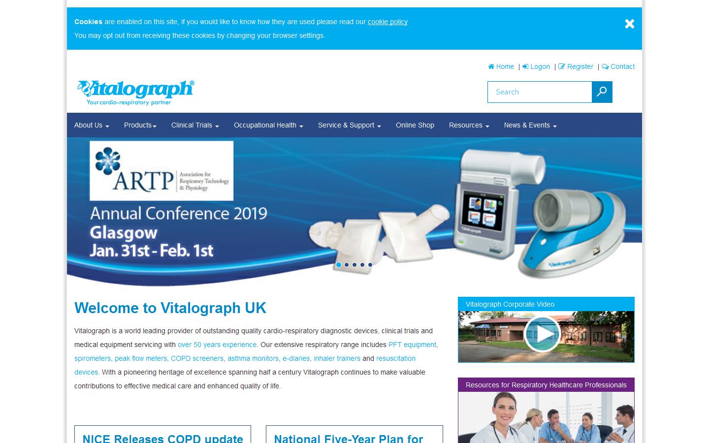 Vitalograph Website