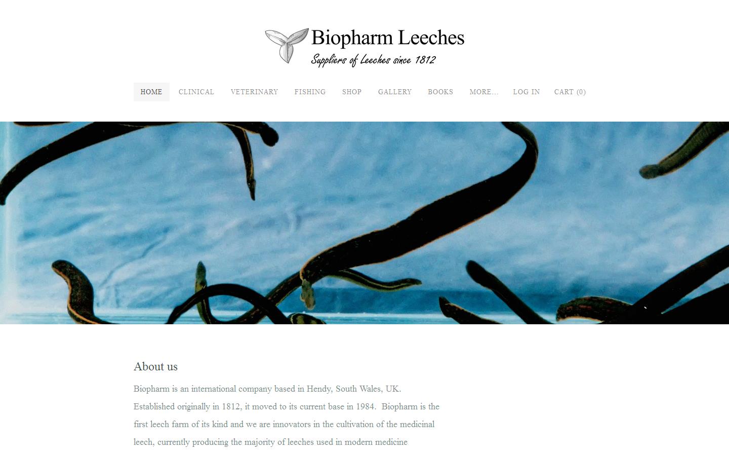 Biopharm Leeches Website