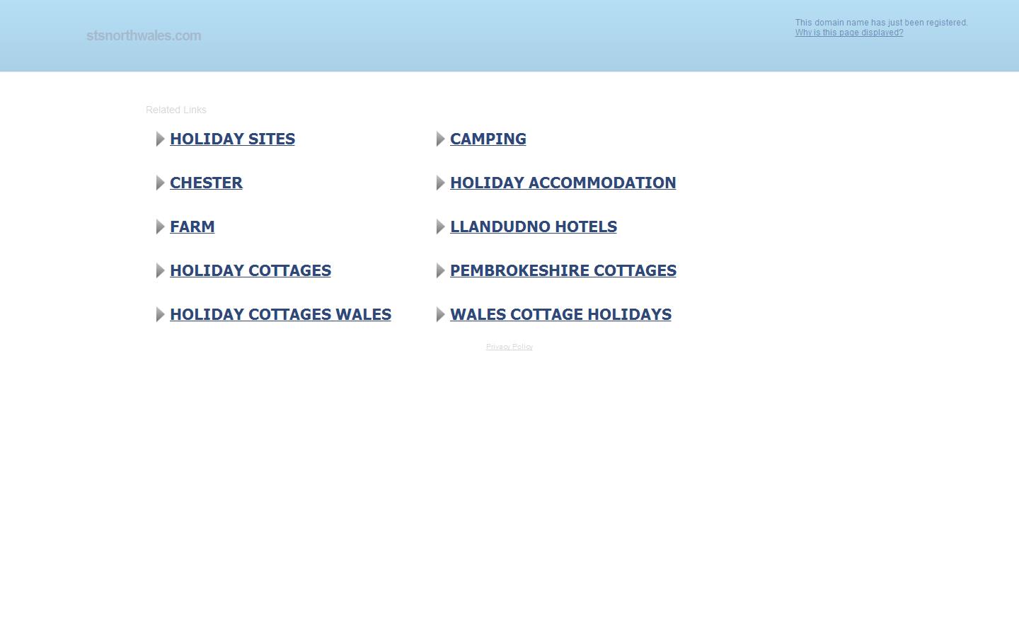 S T S North Wales Website