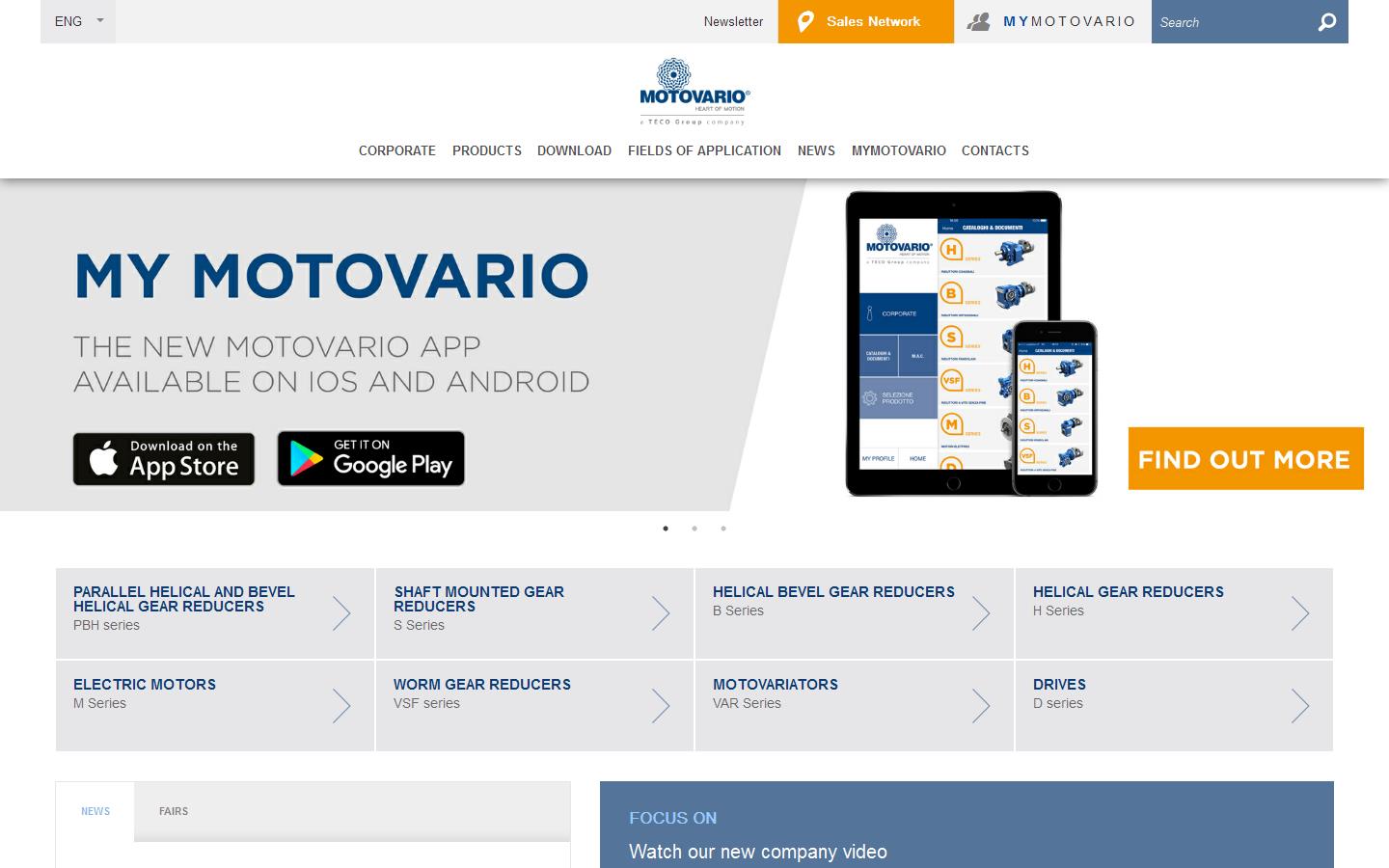 Motovario Ltd Website