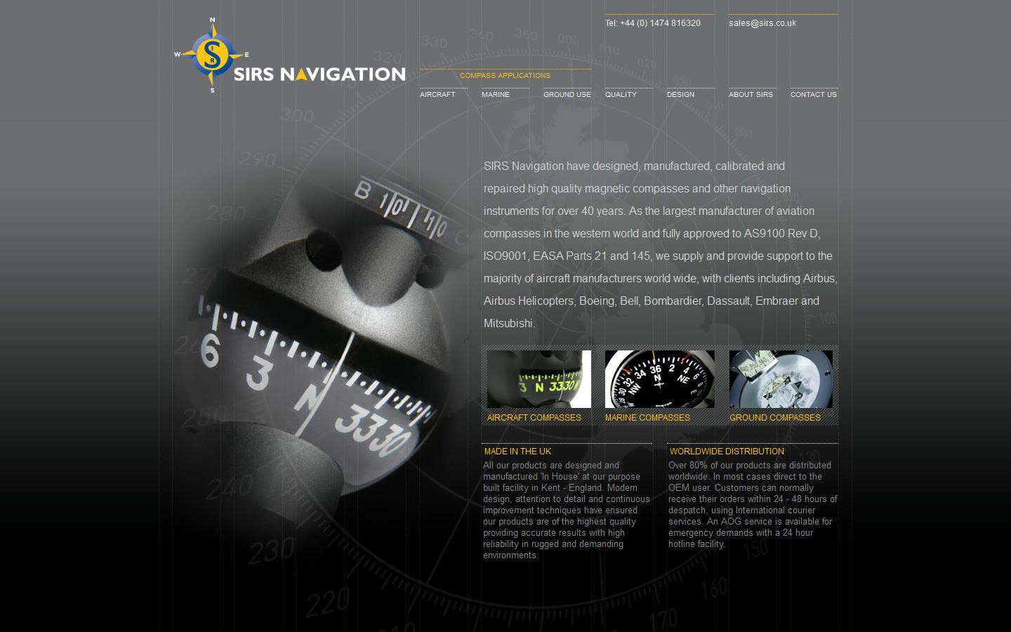 S I R S Navigation Website