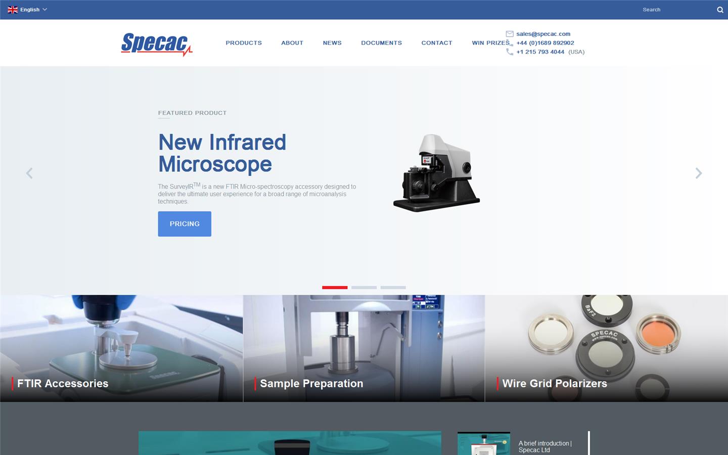 Specac Website