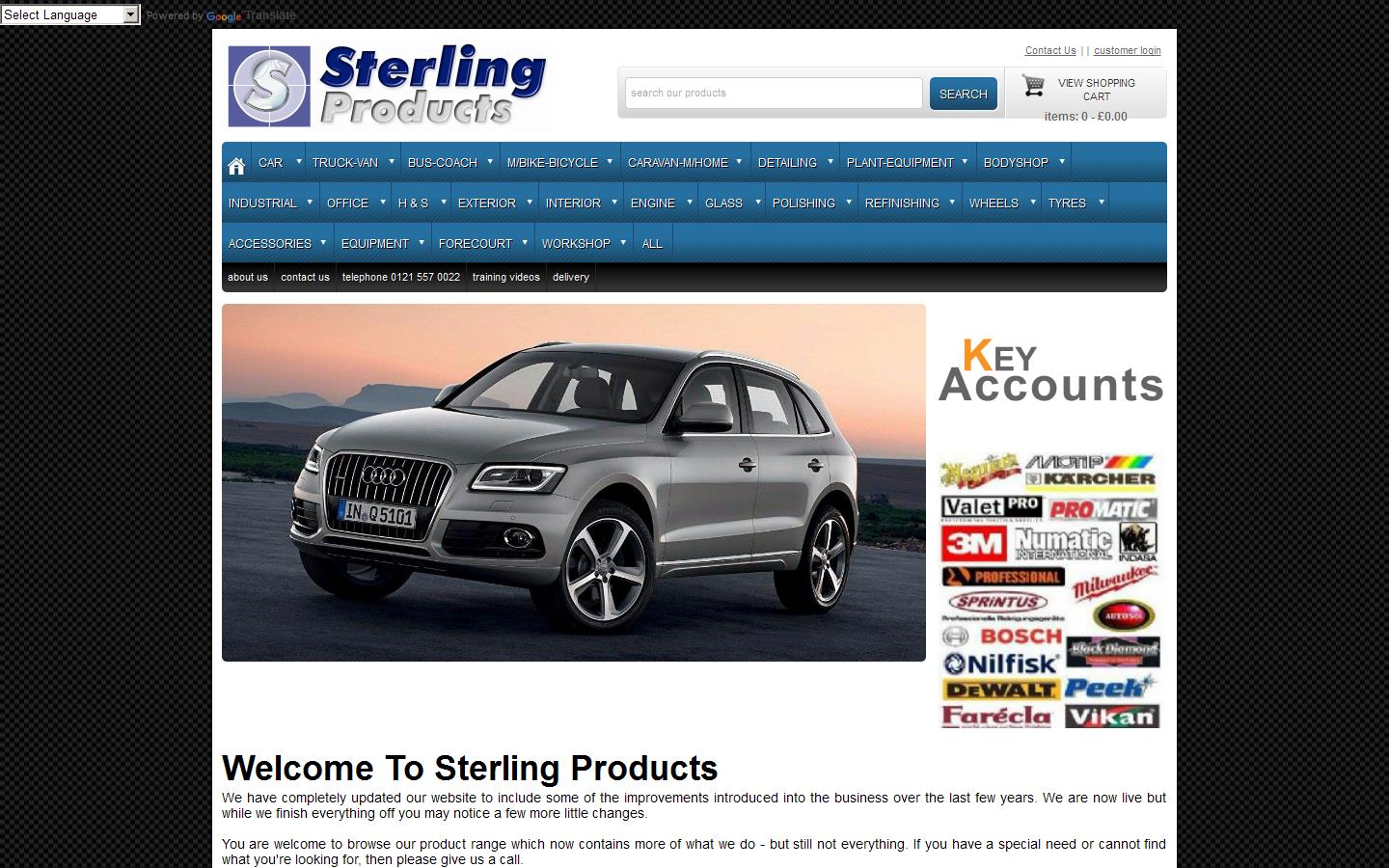 Sterling Products Ltd Website