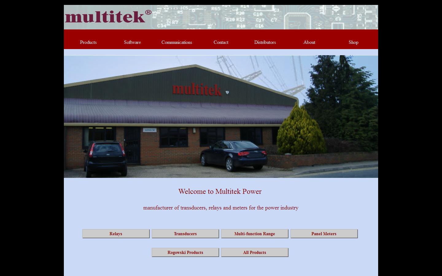 Multitek Ltd Website