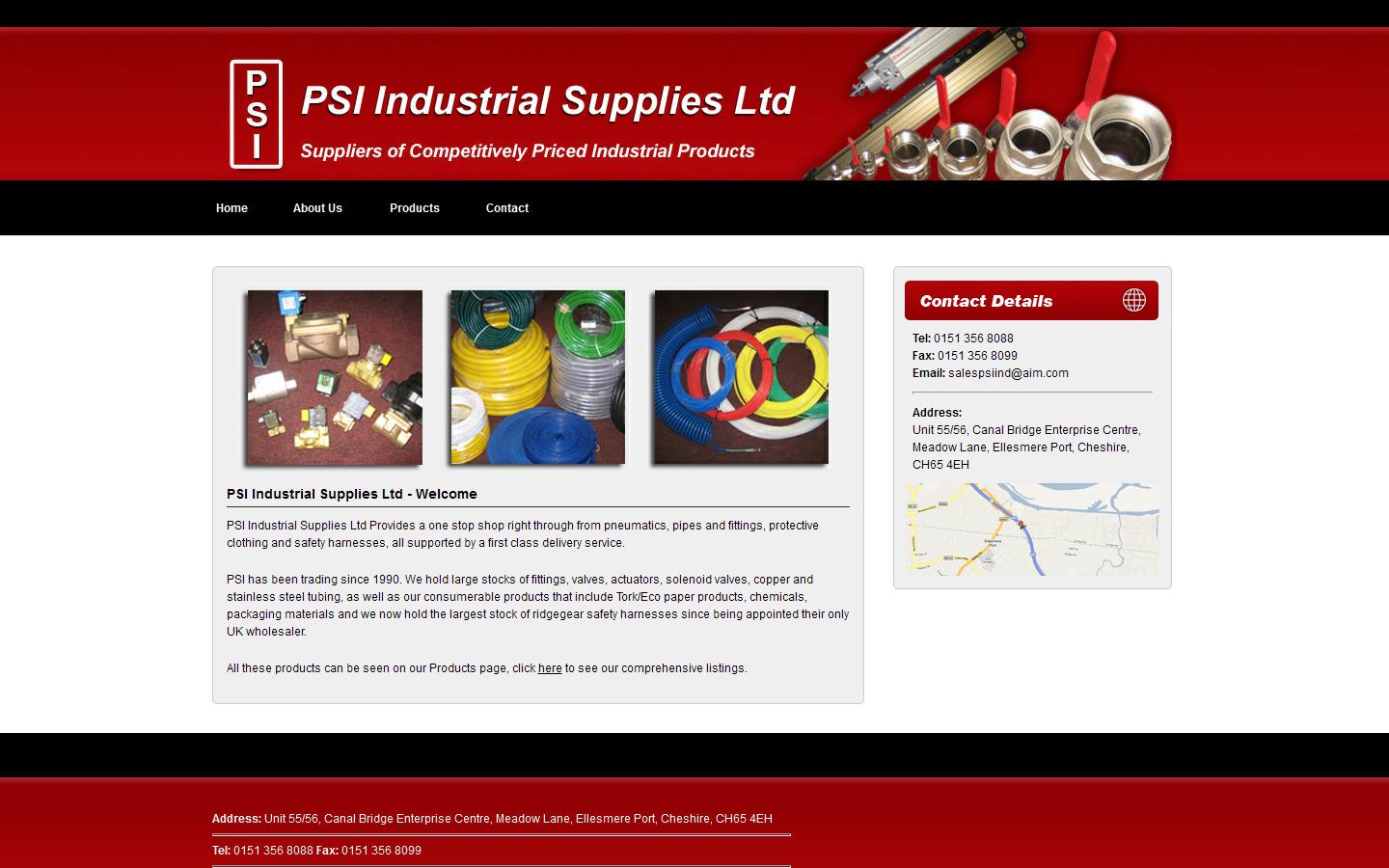 P S I Industrial Supplies Ltd Website