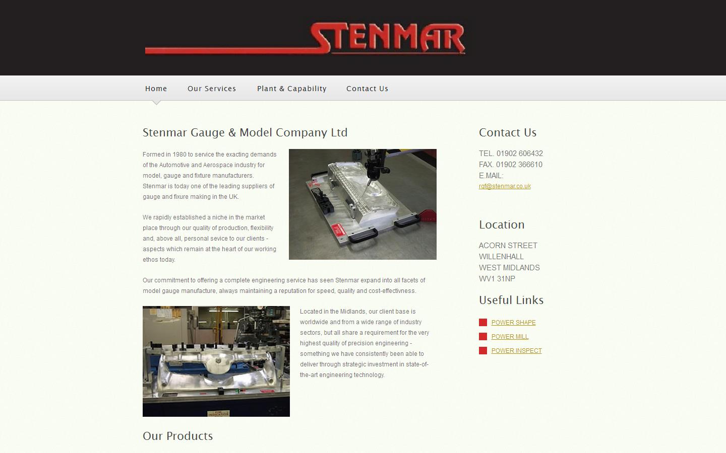 Stenmar Gauge & Model Company Ltd Website
