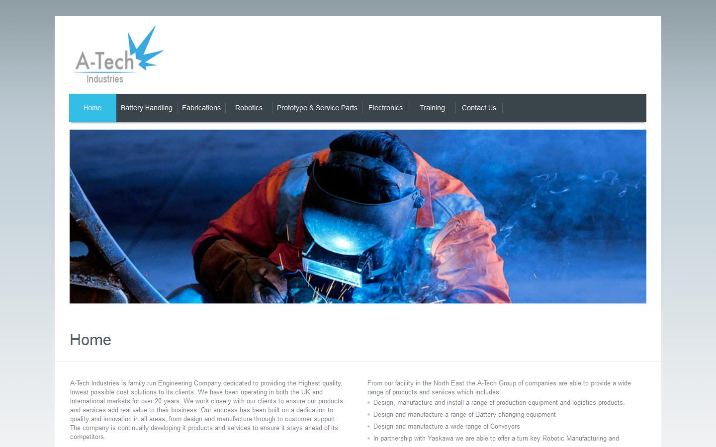A-tech Fabrications Ltd Website
