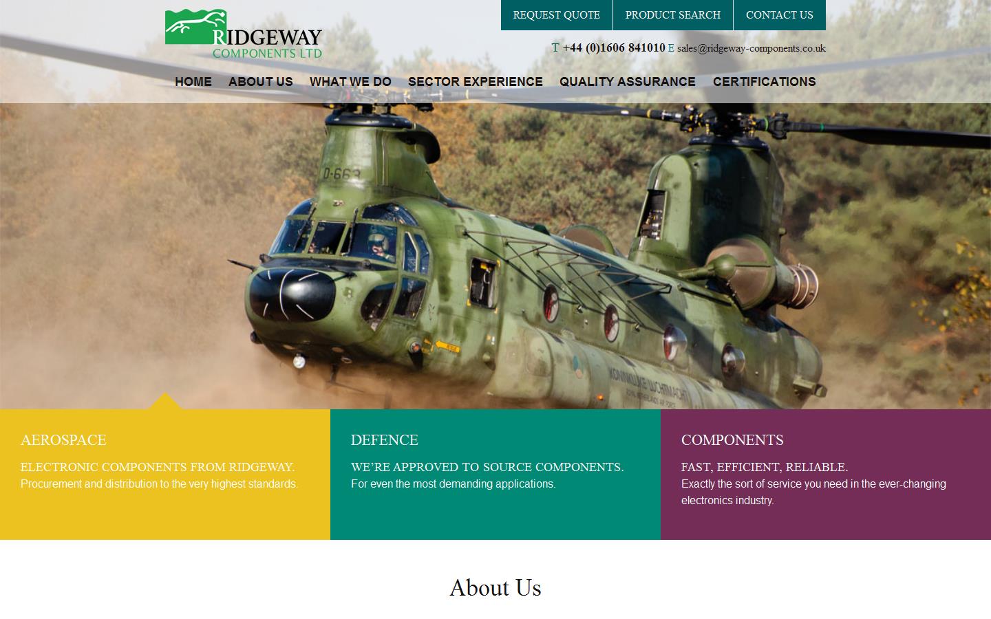 Ridgeway Components Ltd Website