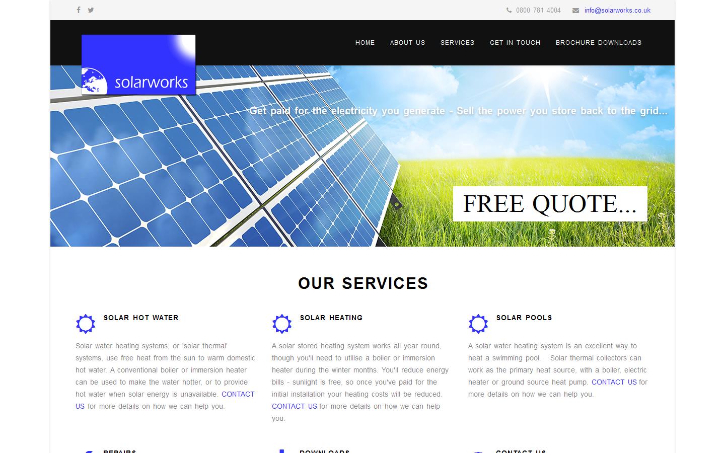 Solarworks Website