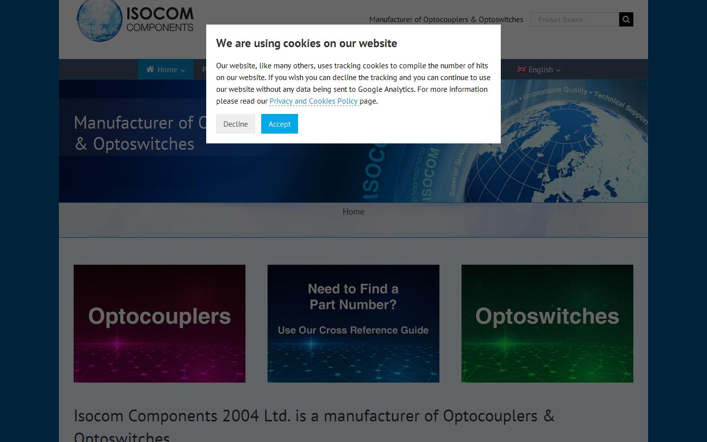 Isocom Components Website