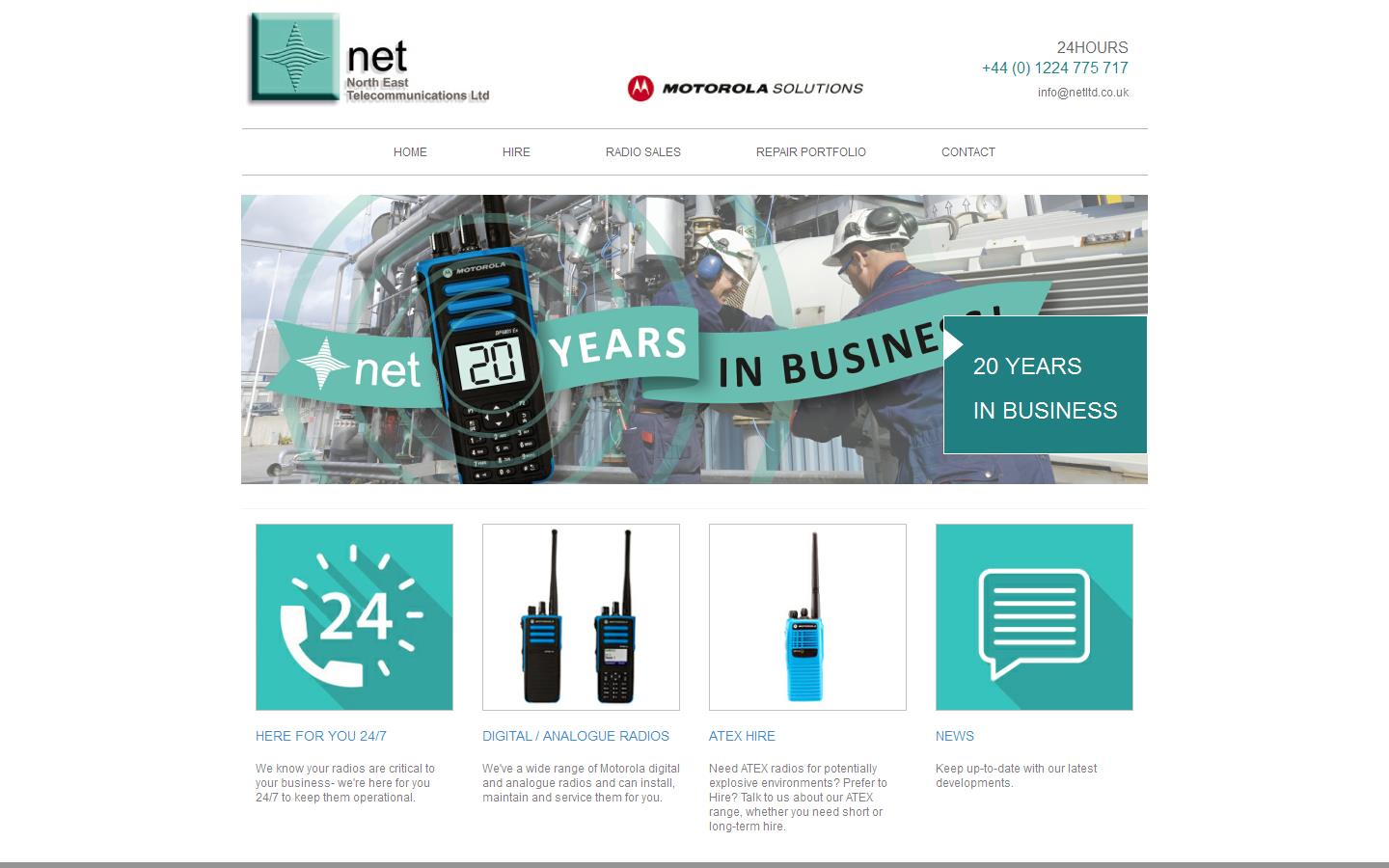 N E T Ltd Website